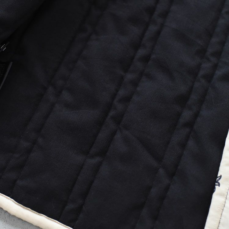 2way print quitting vest 2WAYプリントキルティングベスト