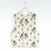 2way print quitting vest 2WAYプリントキルティングベスト