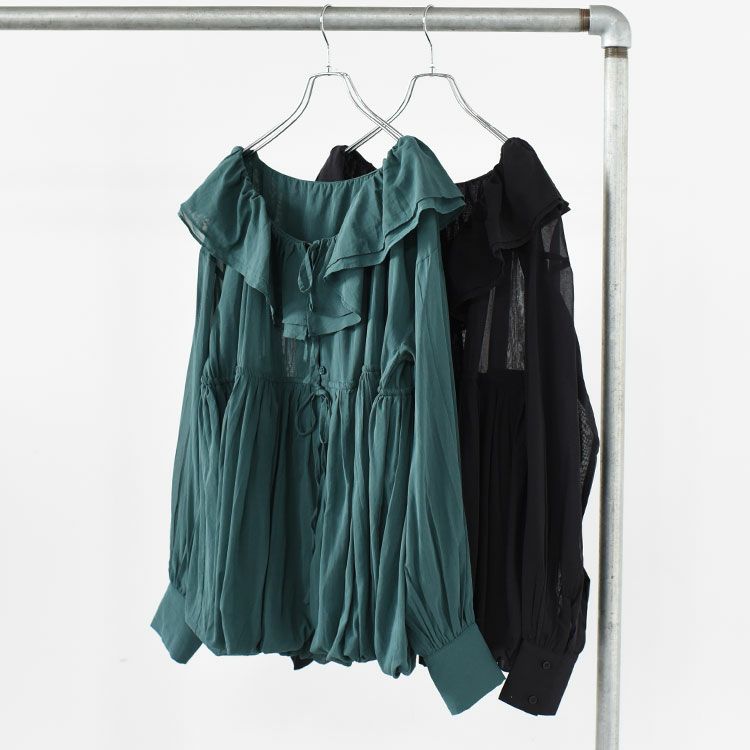 frill balloon blouse フリルバルーンブラウス