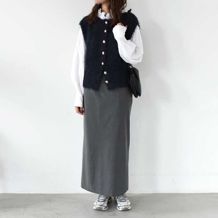 cotton frill collar shirts コットンフリルカラーシャツ