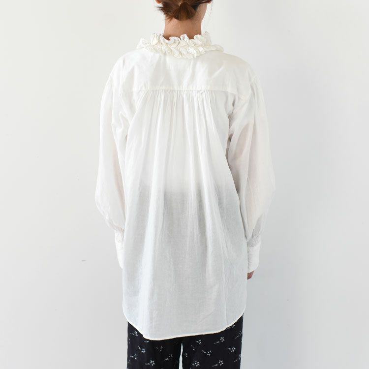 cotton frill collar shirts コットンフリルカラーシャツ
