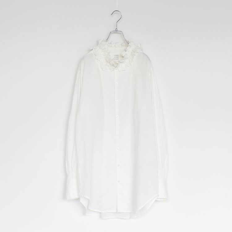 cotton frill collar shirts コットンフリルカラーシャツ