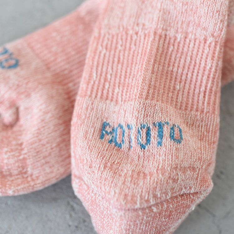 DOUBLE FACE MINI CREW SOCKS ”ORGANIC COTTON” ダブルフェイス ミニクルーソックス "オーガニックコットン"