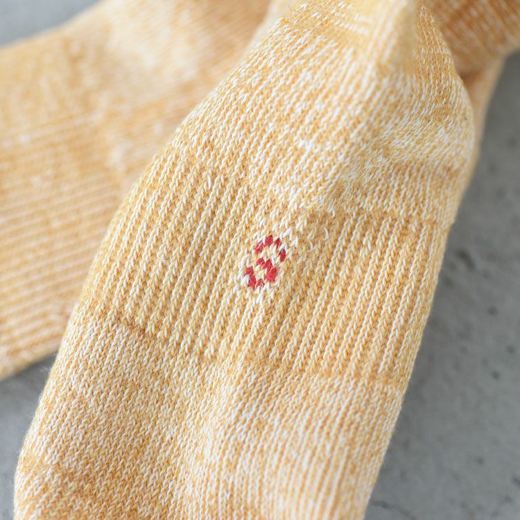 DOUBLE FACE MINI CREW SOCKS ”ORGANIC COTTON” ダブルフェイス ミニクルーソックス "オーガニックコットン"