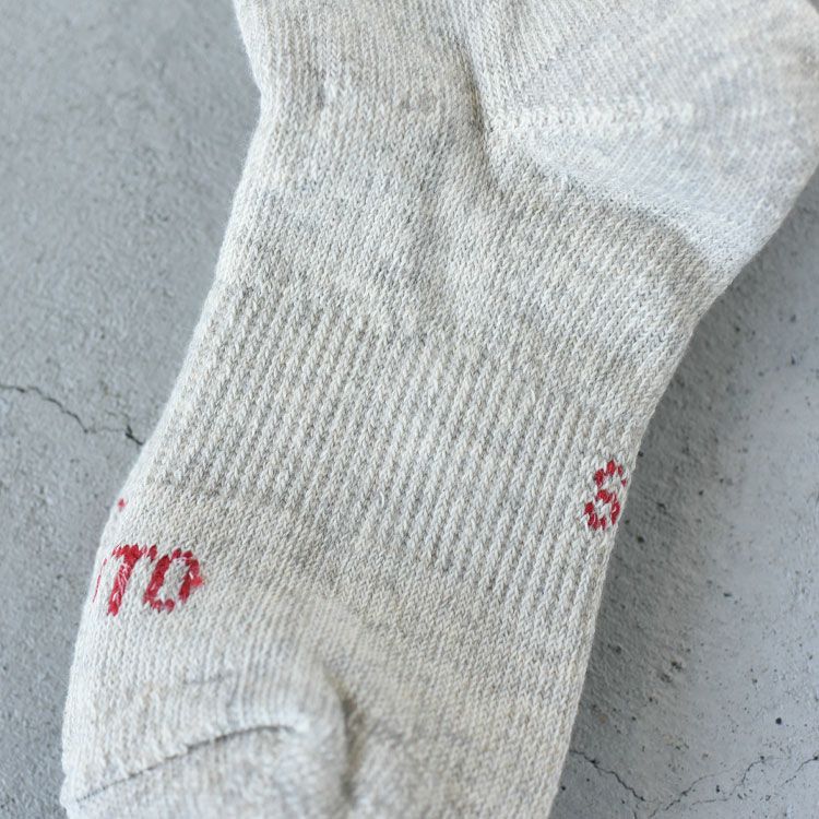 DOUBLE FACE MINI CREW SOCKS ”ORGANIC COTTON” ダブルフェイス ミニクルーソックス "オーガニックコットン"