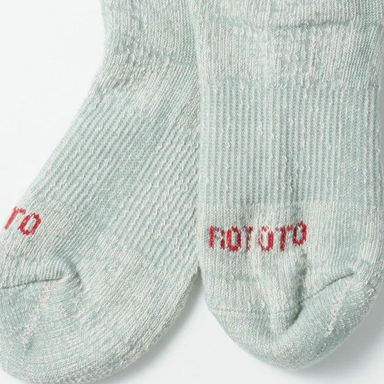 DOUBLE FACE MINI CREW SOCKS ”ORGANIC COTTON” ダブルフェイス ミニクルーソックス "オーガニックコットン"