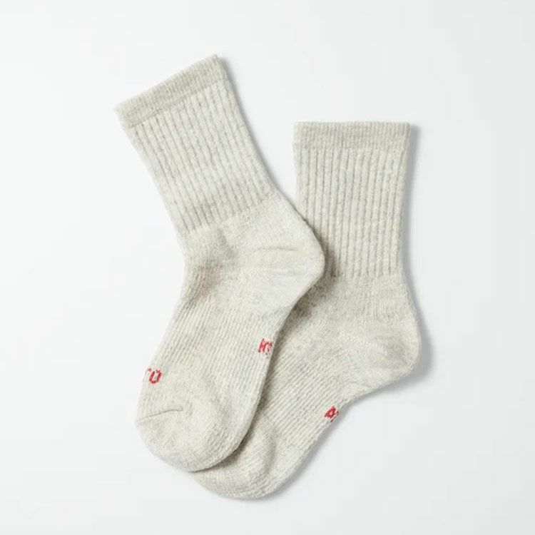 DOUBLE FACE MINI CREW SOCKS ”ORGANIC COTTON” ダブルフェイス ミニクルーソックス "オーガニックコットン"