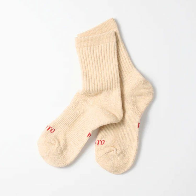 DOUBLE FACE MINI CREW SOCKS ”ORGANIC COTTON” ダブルフェイス ミニクルーソックス "オーガニックコットン"