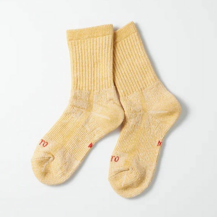 DOUBLE FACE MINI CREW SOCKS ”ORGANIC COTTON” ダブルフェイス ミニクルーソックス "オーガニックコットン"