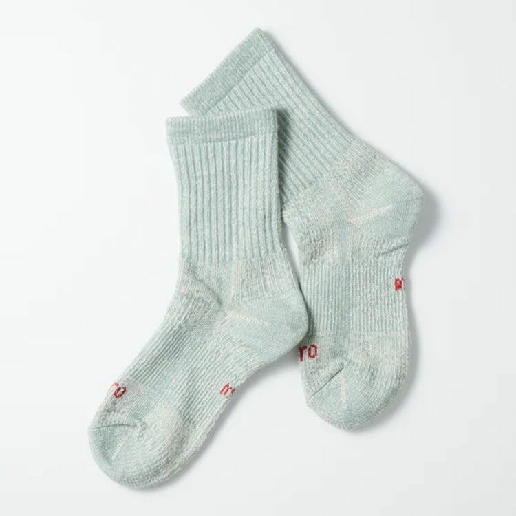 DOUBLE FACE MINI CREW SOCKS ”ORGANIC COTTON” ダブルフェイス ミニクルーソックス "オーガニックコットン"