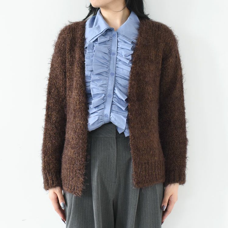 MARBELLA シャギーカーディガン