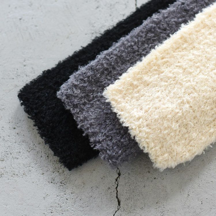 hairly crew neck C/D with pockets ヘアリークルーネックカーディガン ウィズ ポケット