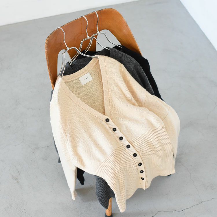 SWITCH SLEEVE V NECK CARDIGAN スイッチスリーブ Vネック カーディガン