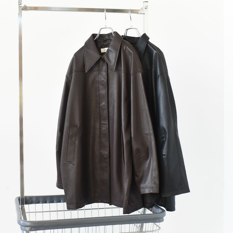 Ecoleather Over Jacket エコレザーオーバージャケット