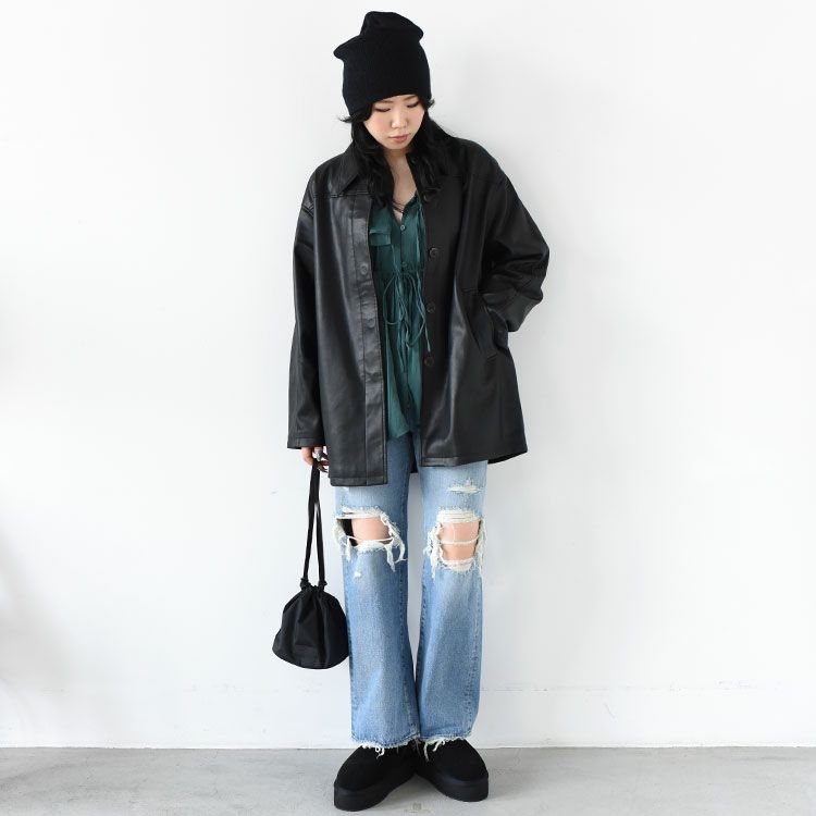Ecoleather Over Jacket エコレザーオーバージャケット
