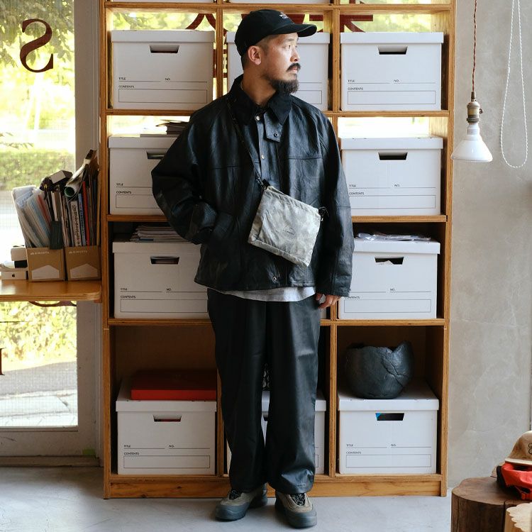 ROA x and wander sil printed sacoche  シルプリンテッドサコッシュ