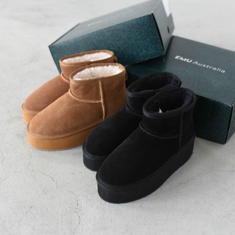 Platform Micro Wool プラットフォーム マイクロウール ムートンブーツ