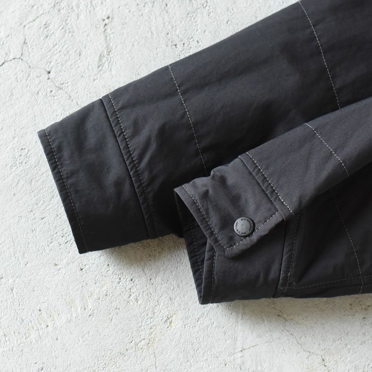 Cotton Nylon Octa collarless shirt jacket コットンナイロン オクタ カラーレスシャツジャケット