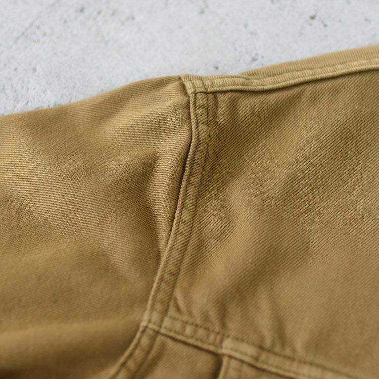 SILKNIZED CHINO TRUCKER JACKET (men) シルクナイズド チノ トラッカージャケット