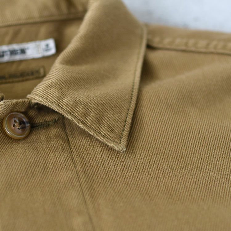SILKNIZED CHINO TRUCKER JACKET (men) シルクナイズド チノ トラッカージャケット