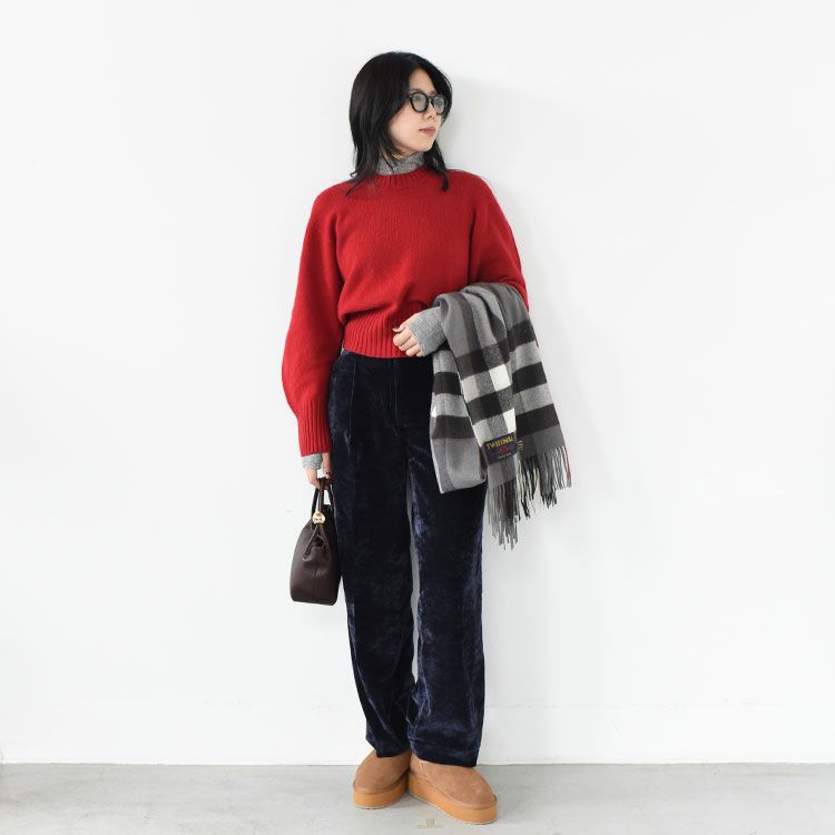 FINE LAMBS WOOL CREW-NECK P/O ファインラムウール クルーネックプルオーバー