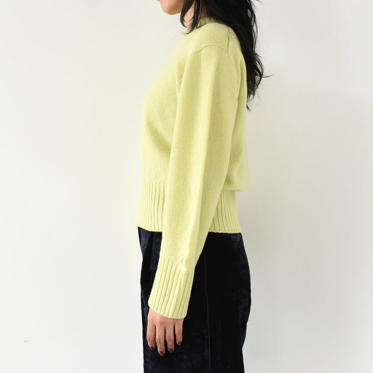 FINE LAMBS WOOL CREW-NECK P/O ファインラムウール クルーネックプルオーバー