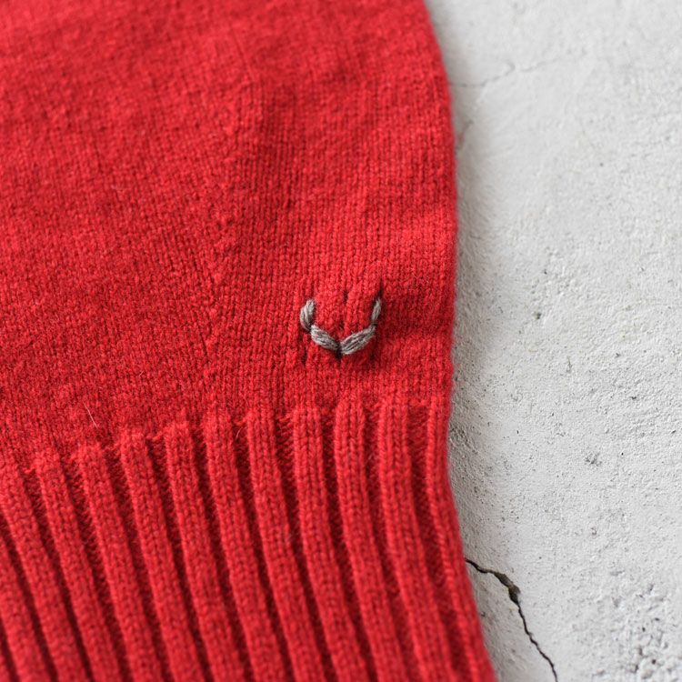 FINE LAMBS WOOL CREW-NECK P/O ファインラムウール クルーネックプルオーバー