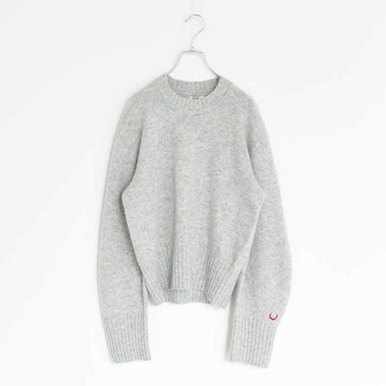 FINE LAMBS WOOL CREW-NECK P/O ファインラムウール クルーネックプルオーバー