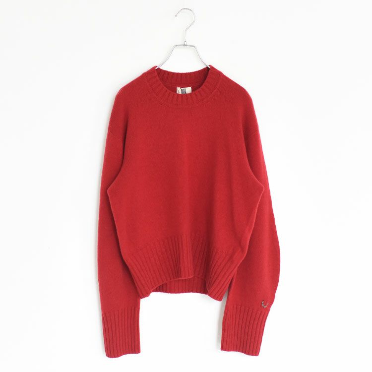 FINE LAMBS WOOL CREW-NECK P/O ファインラムウール クルーネックプルオーバー