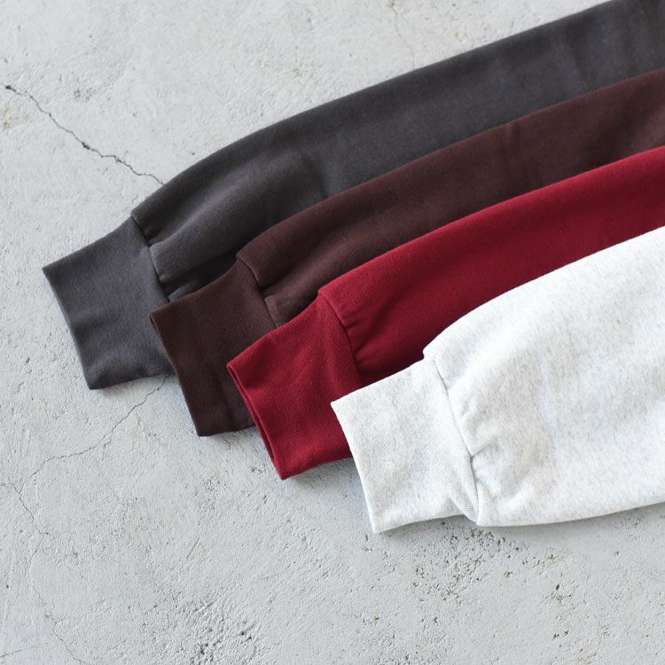 クラシックスウェット　ヘンリーネック長袖