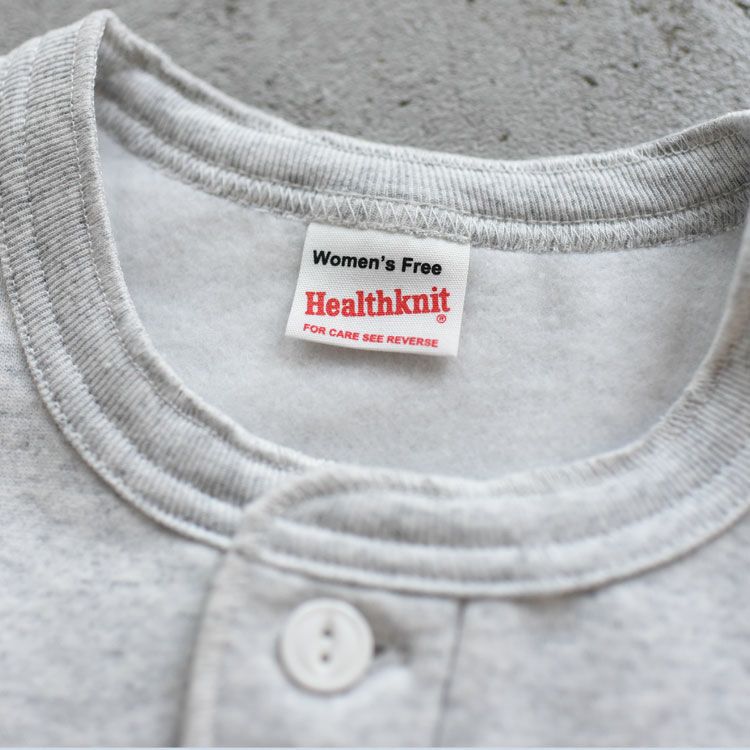 クラシックスウェット　ヘンリーネック長袖