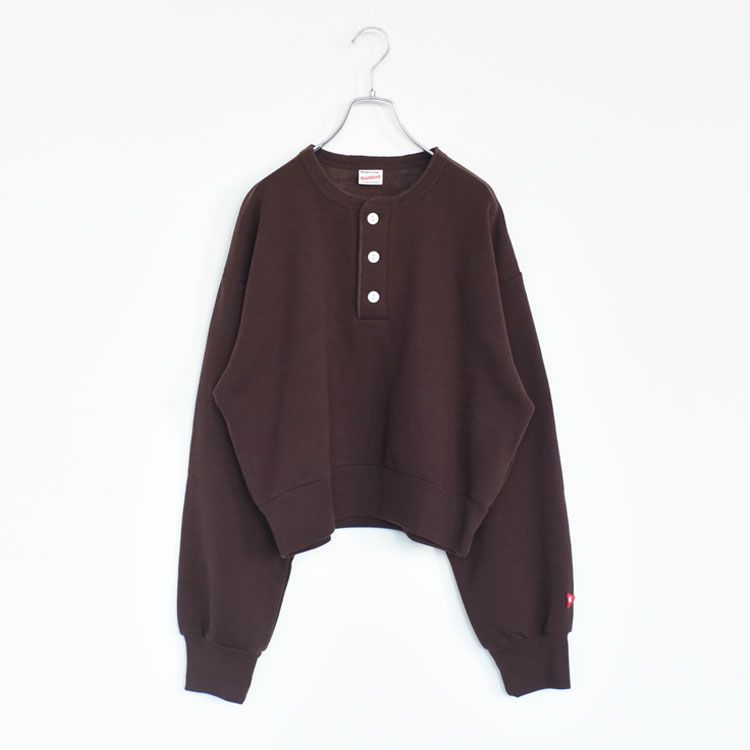 クラシックスウェット　ヘンリーネック長袖