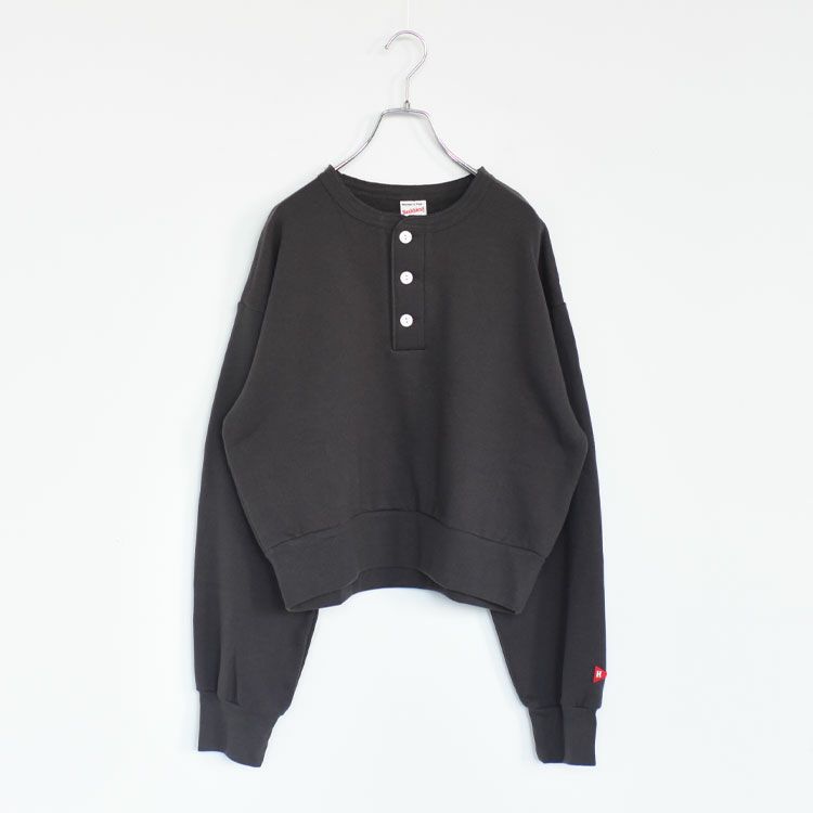 クラシックスウェット　ヘンリーネック長袖