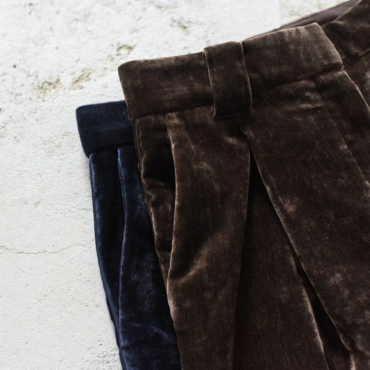 Velvet Wide Pants ベルベットワイドパンツ
