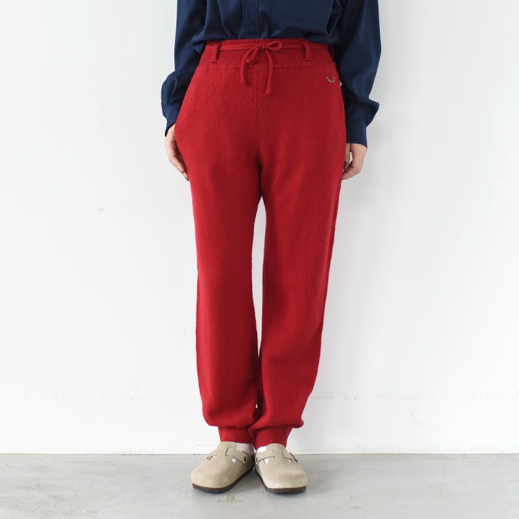 FINE LAMBS WOOL BELTED PANTS ファインラムウール ベルテッドパンツ