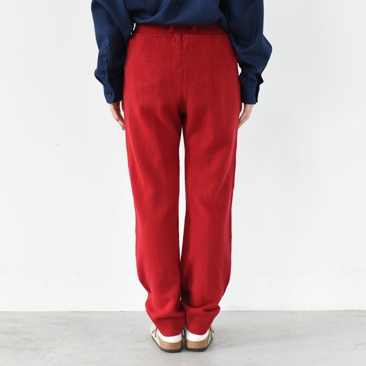 FINE LAMBS WOOL BELTED PANTS ファインラムウール ベルテッドパンツ