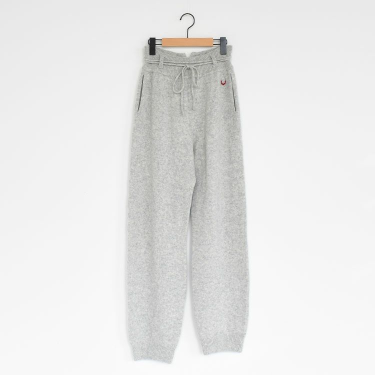 FINE LAMBS WOOL BELTED PANTS ファインラムウール ベルテッドパンツ