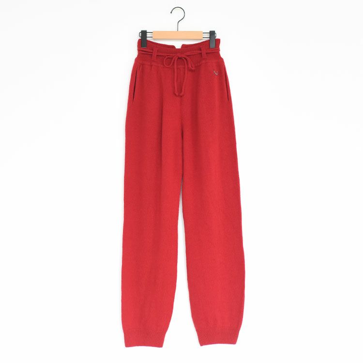 FINE LAMBS WOOL BELTED PANTS ファインラムウール ベルテッドパンツ