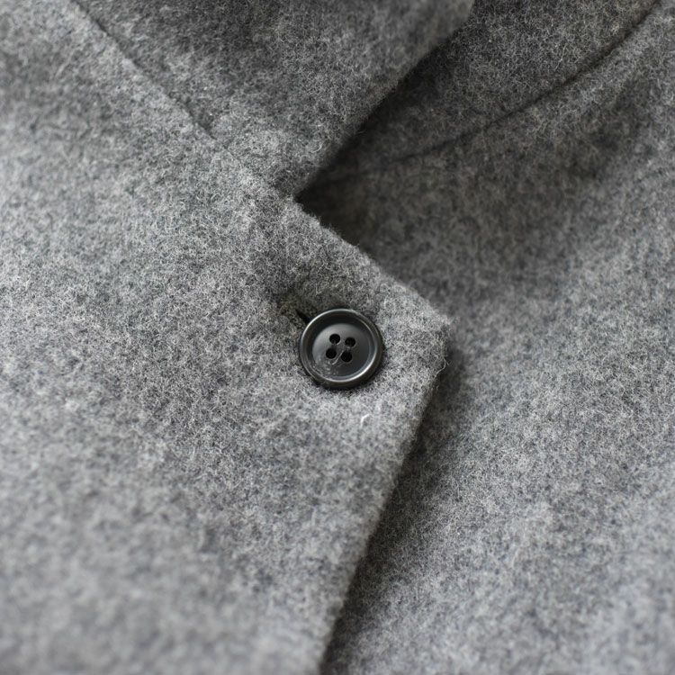 wool blend stand collar coat ウールブレンドスタンドカラーコート