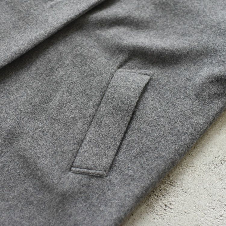 wool blend stand collar coat ウールブレンドスタンドカラーコート