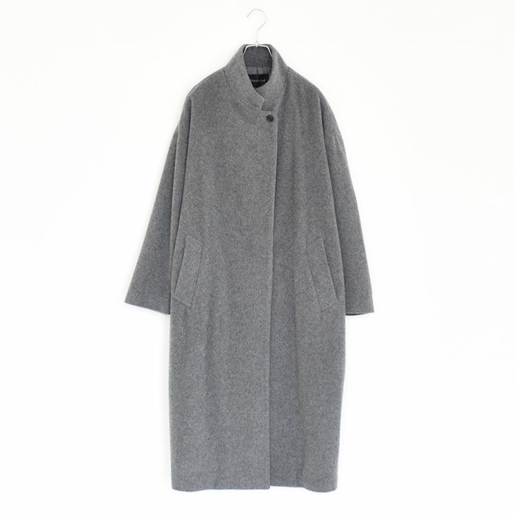 wool blend stand collar coat ウールブレンドスタンドカラーコート