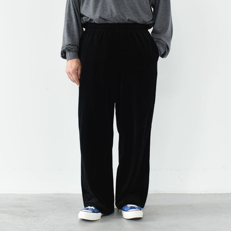 Organic Cotton Velour Track Pants オーガニッコットンベロア / トラックパンツ