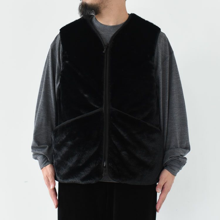 TECH REVERSIBLE BRITISH HUNTER FUR VEST テックリバーシブル ブリティッシュハンターファーベスト