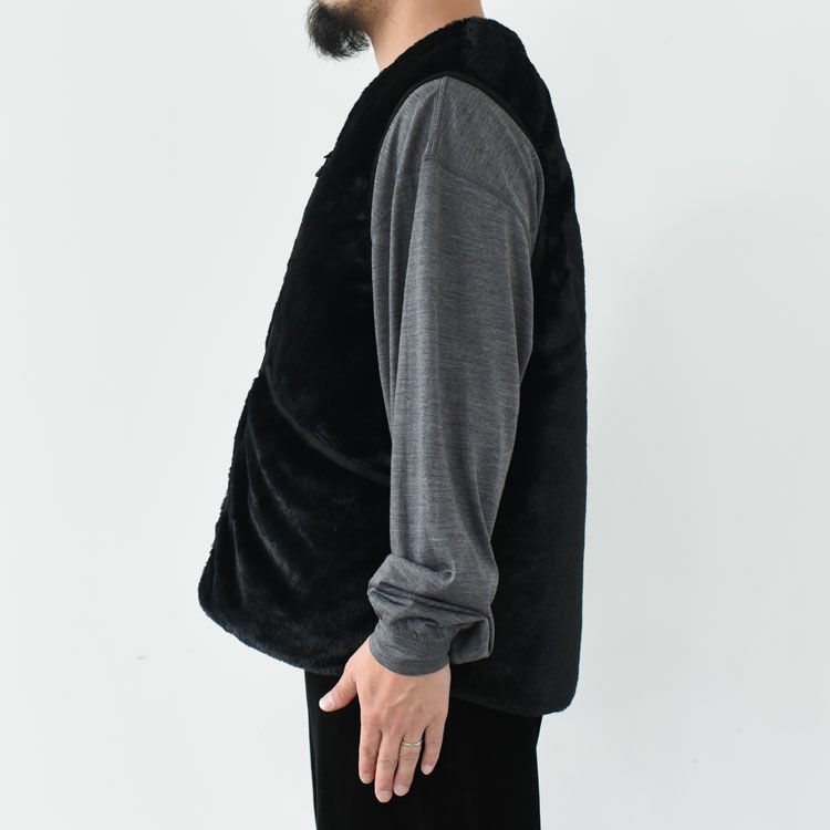 TECH REVERSIBLE BRITISH HUNTER FUR VEST テックリバーシブル ブリティッシュハンターファーベスト