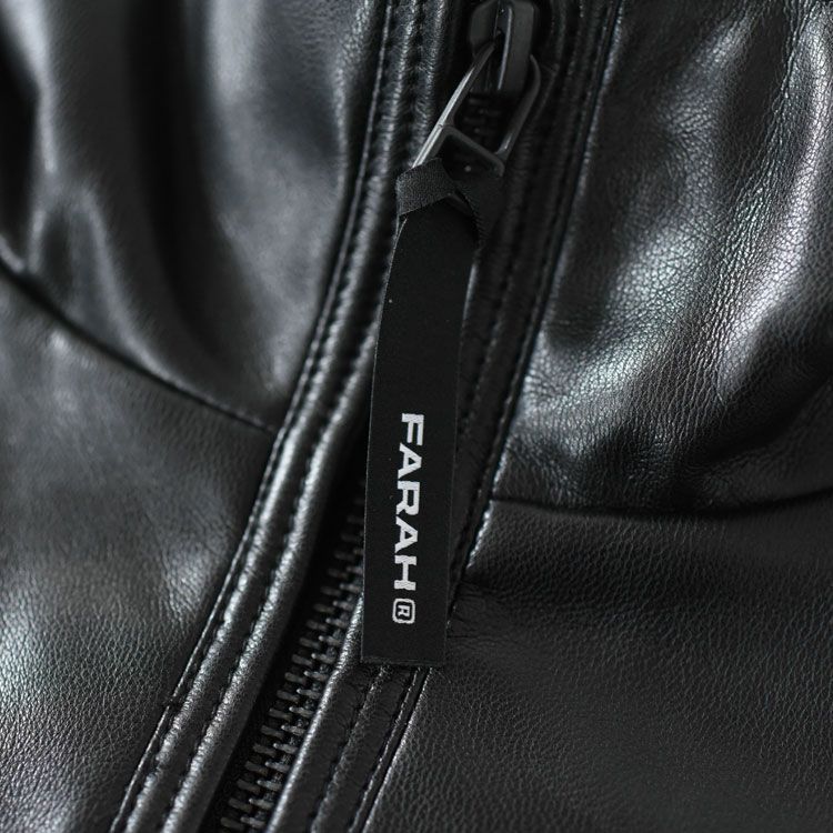 Synthetic Leather Zip Up Jacket シンセティックレザー ジップアップジャケット