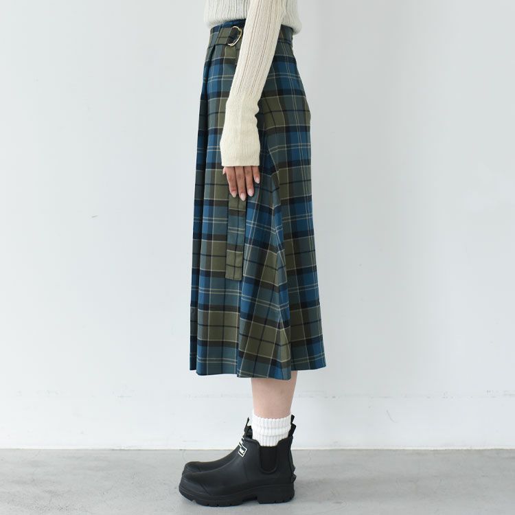 WILMA MAXI SKIRT ウィルマ タータンマキシスカート