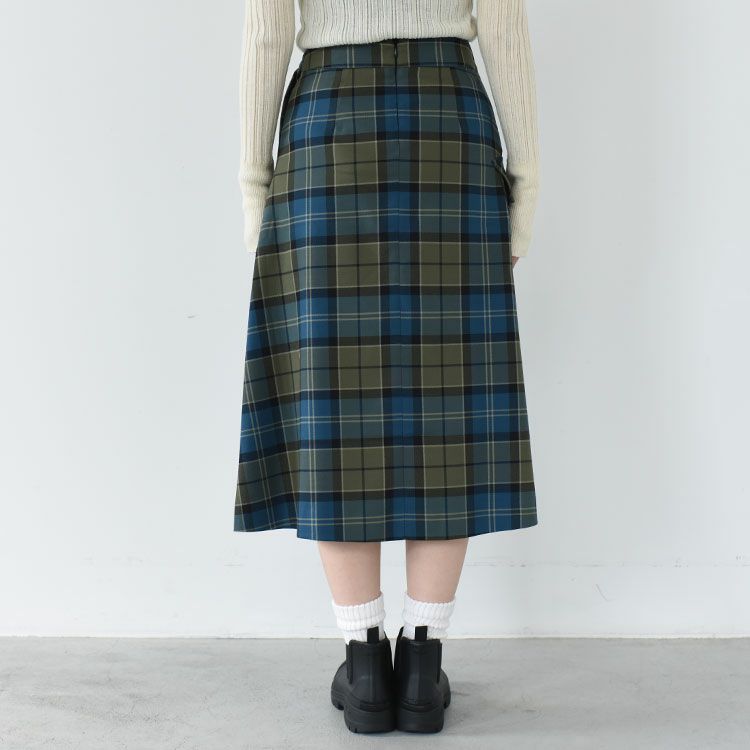 WILMA MAXI SKIRT ウィルマ タータンマキシスカート