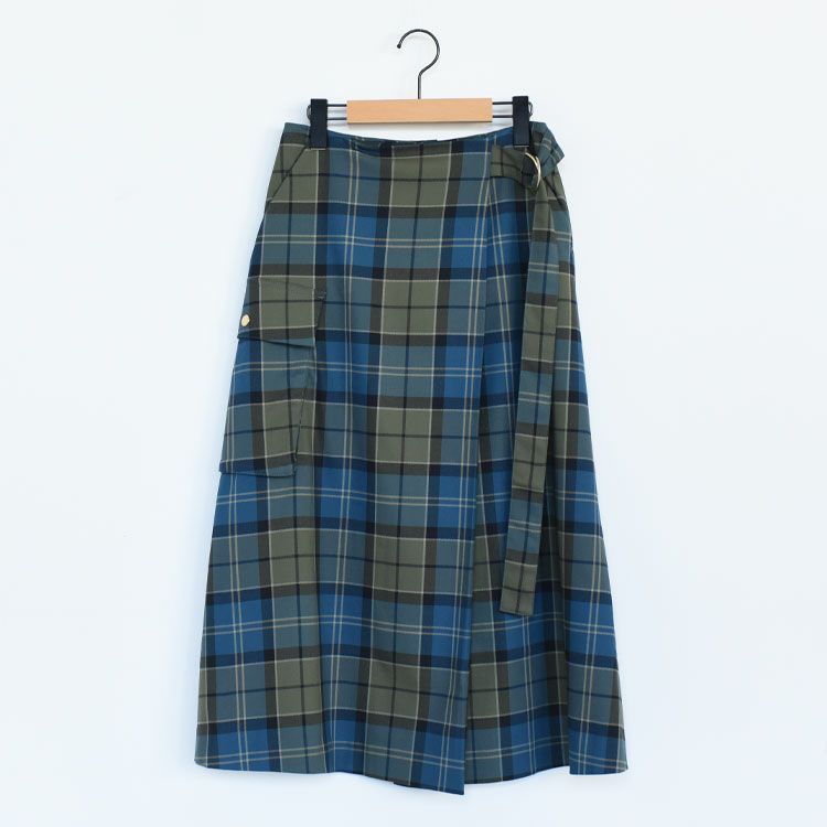 WILMA MAXI SKIRT ウィルマ タータンマキシスカート