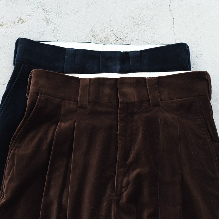 ORGANIC VELVET TOMBOY PANTS オーガニックベルベット トムボーイパンツ