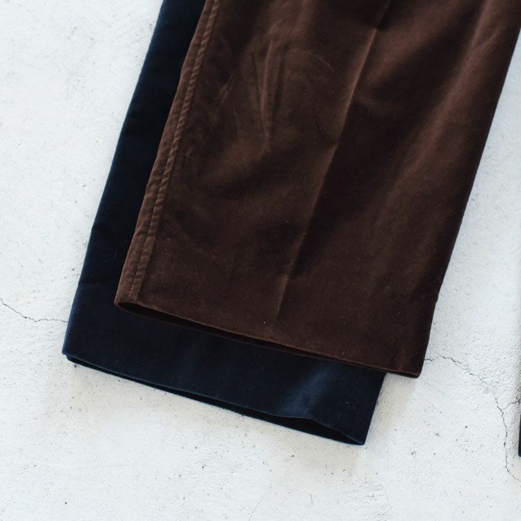 ORGANIC VELVET TOMBOY PANTS オーガニックベルベット トムボーイパンツ